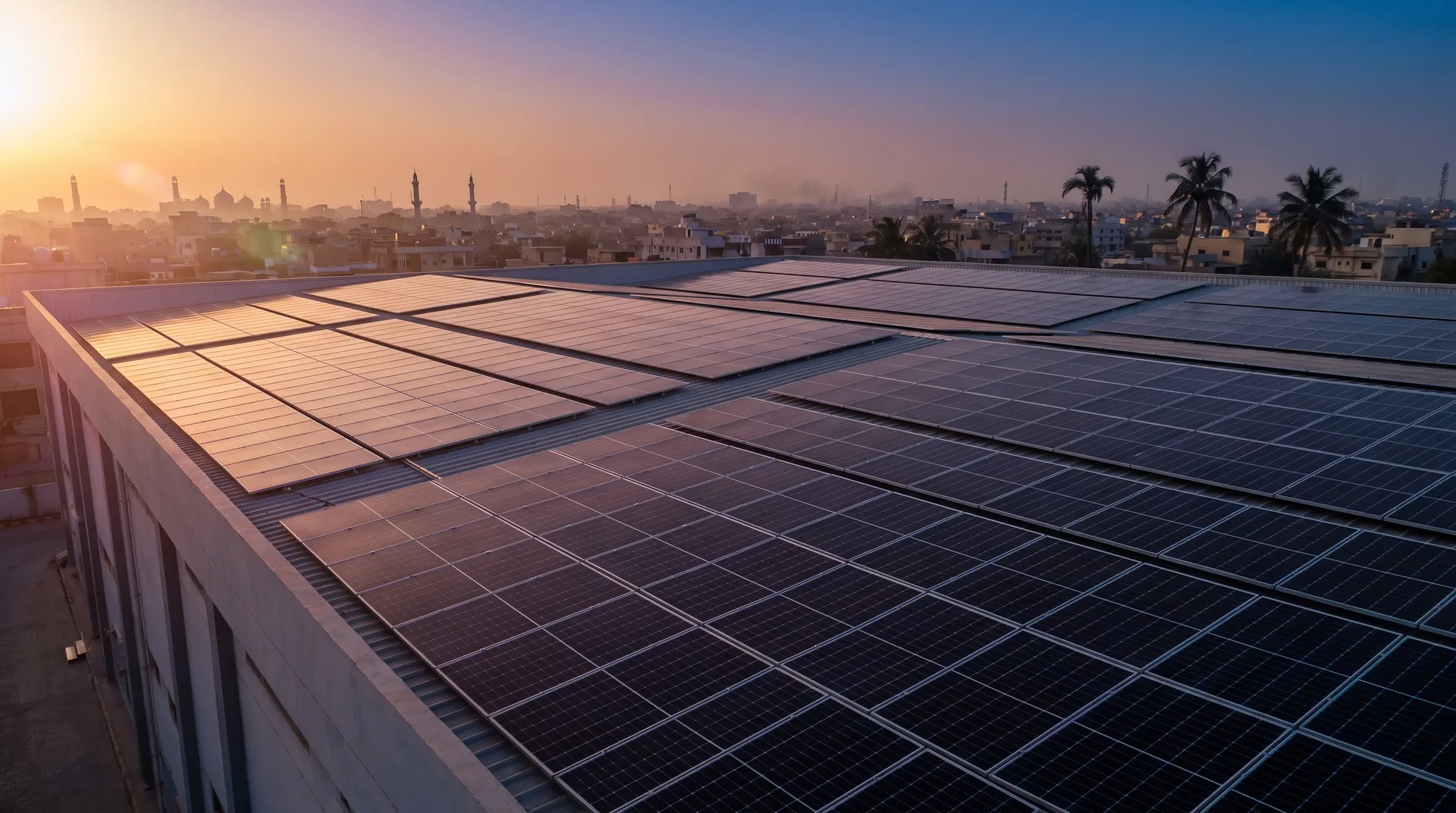 Residential rooftop solar system with battery backup