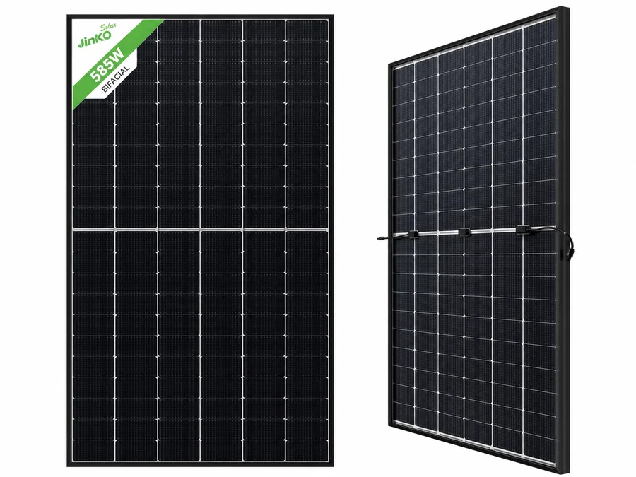 Jinko Tiger Neo Bifacial 585W solar module