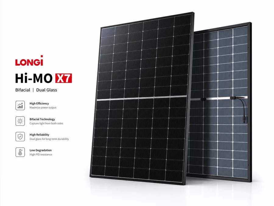 LONGi Hi-MO 7 Bifacial 620W solar module